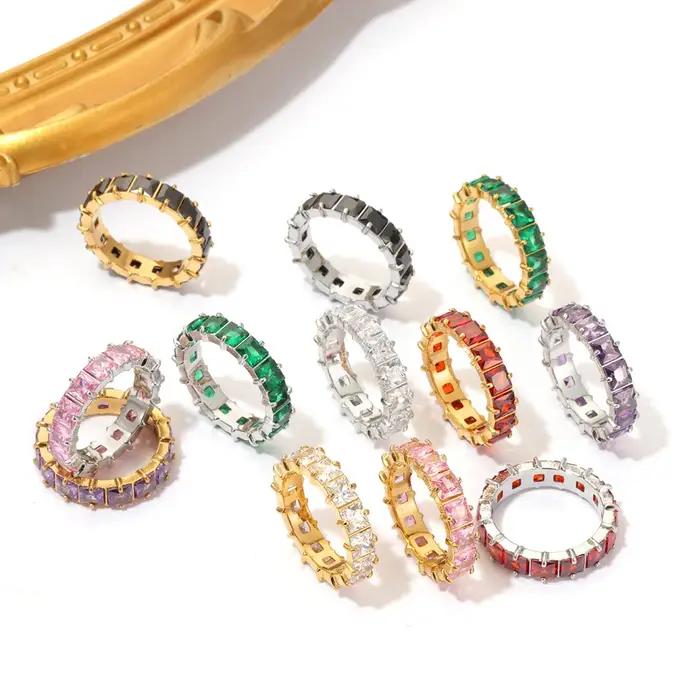 Bague en acier inoxydable pour femme