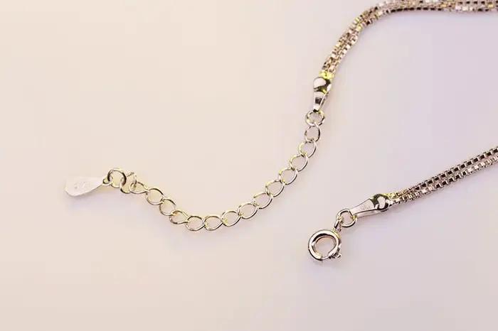 Bracelets infini en argent Sterling 925 pour femmes