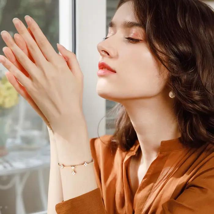 ICEBLING – Bracelets Moissanite classiques de luxe pour femmes