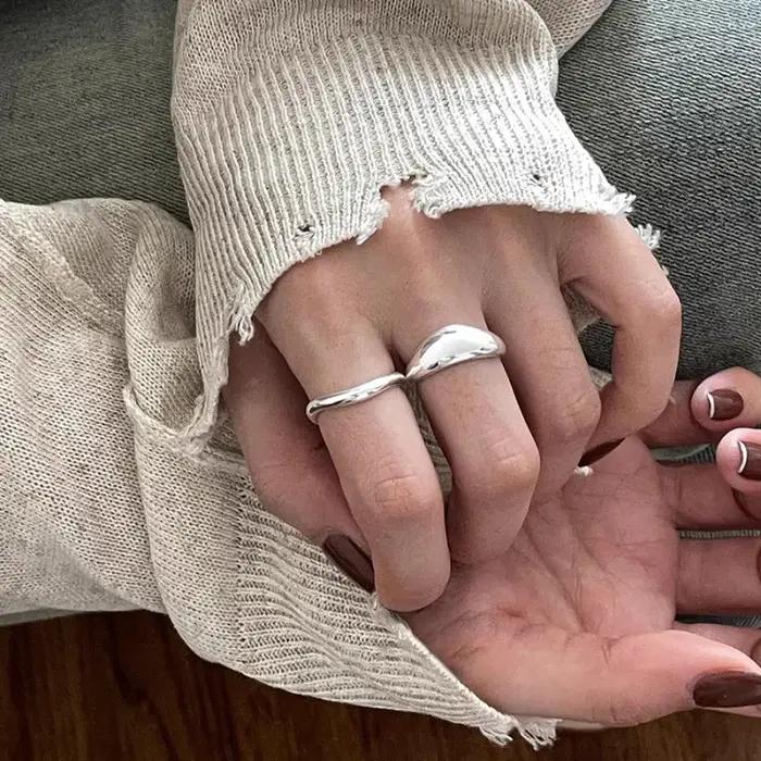 Bagues de fiançailles en argent Sterling 925 pour femmes
