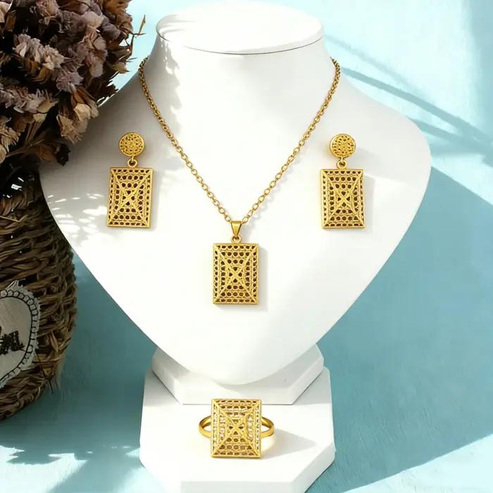 Bijoux plaqués or italien 18 carats pour femmes