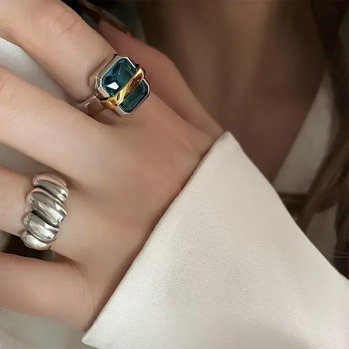 Bague d'ouverture réglable pour filles et femmes