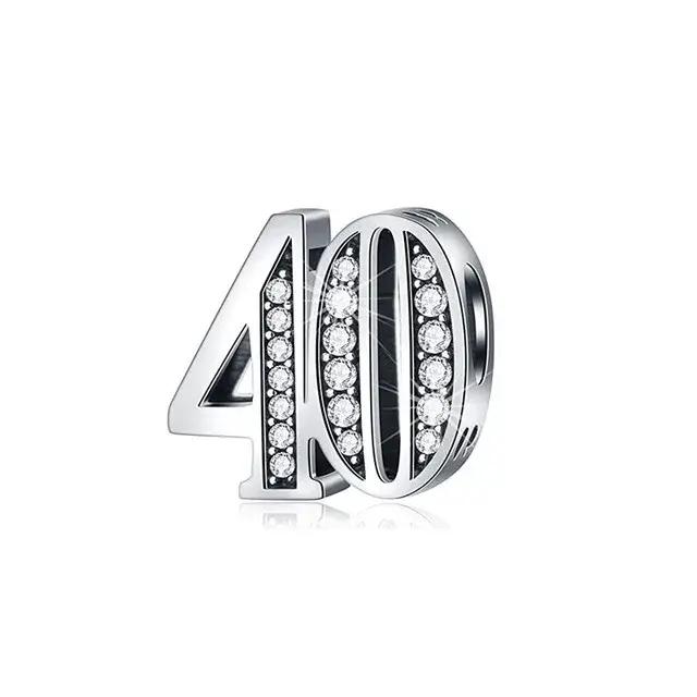 Nouveauté 2026 : Perles pendentifs numérotées en argent 925 pour bracelets