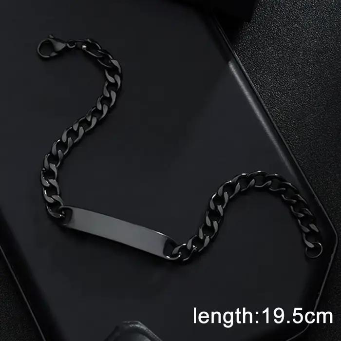 Treebud – Bracelets personnalisés avec nom gravé, en acier inoxydable, pour femmes, hommes et enfants, gravure Laser, étiquette d'identification, cadeaux de famille, bijoux