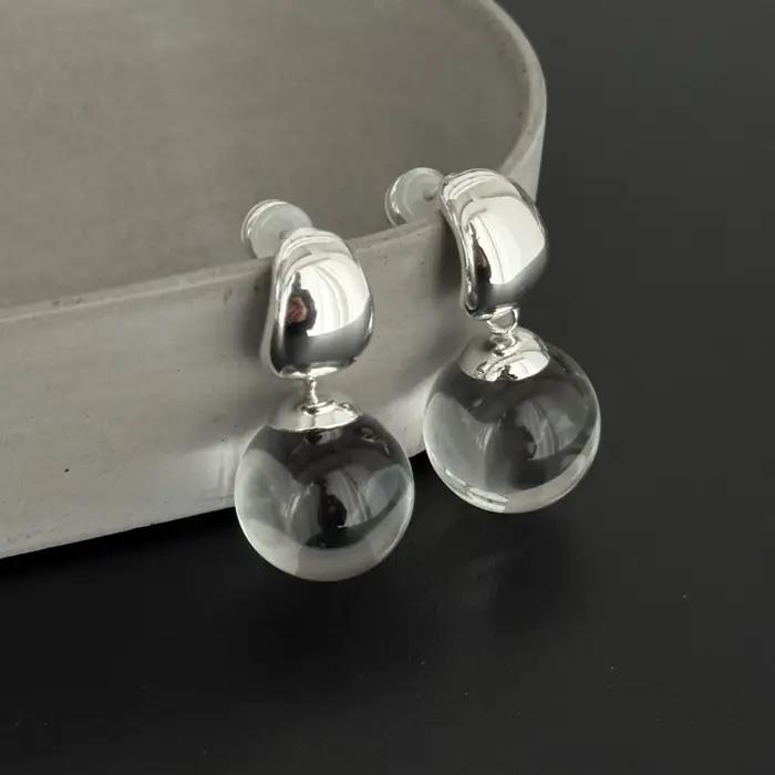 Boucles d'oreilles Vintage en argent Sterling 925 pour femmes