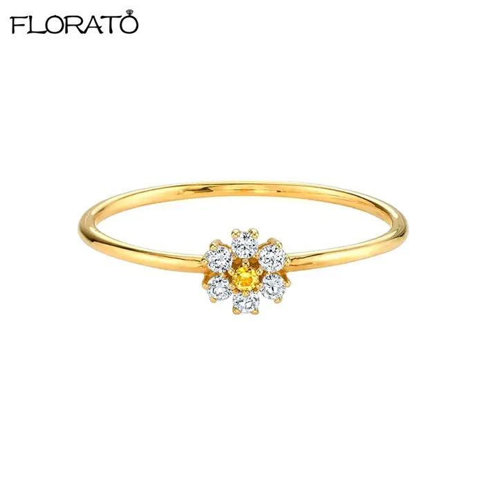 Bague en cristal de style bohème coréen pour femmes alliances de mariage avec zirconium blanc pour occasions spéciales mariage fiançailles cadeau de bijoux