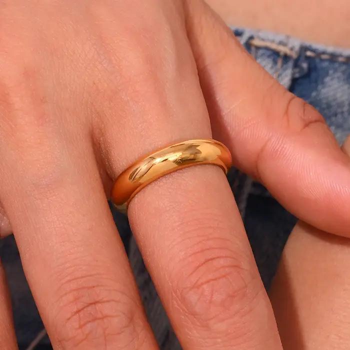 Bague en acier inoxydable 316L La.Muses élégante pour femmes parties occasions spéciales