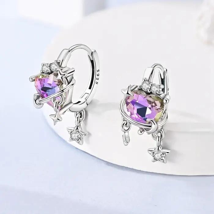 Boucles d'oreilles en argent Sterling 925 pour femmes