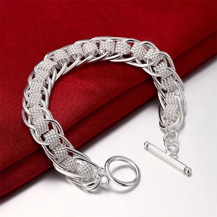 Bracelet en argent Sterling 925 pour femmes et hommes