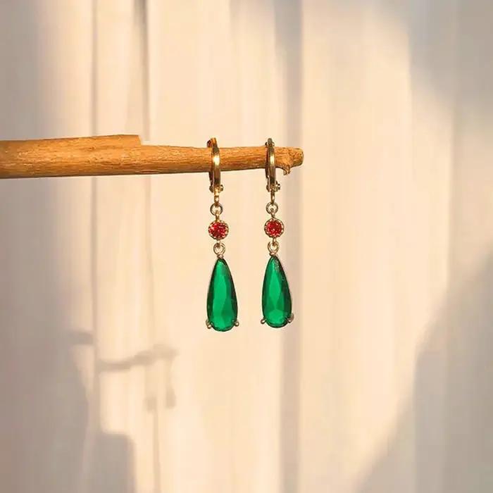 Boucles d'oreilles élégantes en cristal pour femmes inspirées du château mobile de Hayao Miyazaki, p