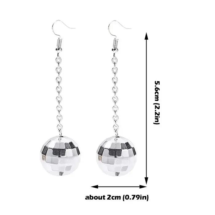 Boucles d'oreilles rétro Chang Ball Dstresspour femmes