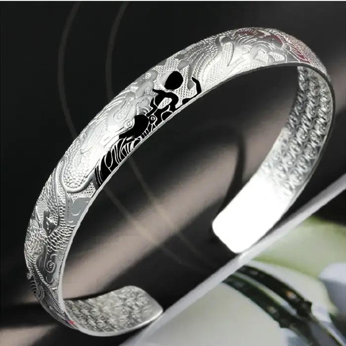 Bracelets Phoenix en argent regardé 925 pour femmes