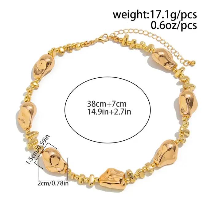 Collier irrégulier élégant