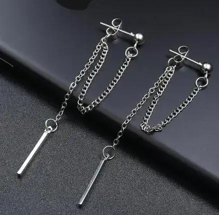 JOStar-Boucles d'oreilles pendantes à pampilles longues pour femmes, breloques en cristal de perle,