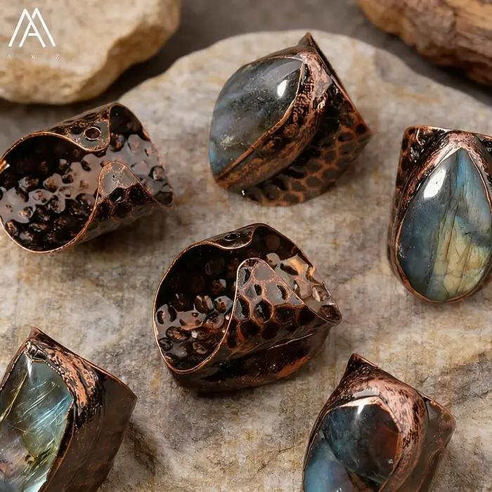 Bague en Labradorite Flash Bronze