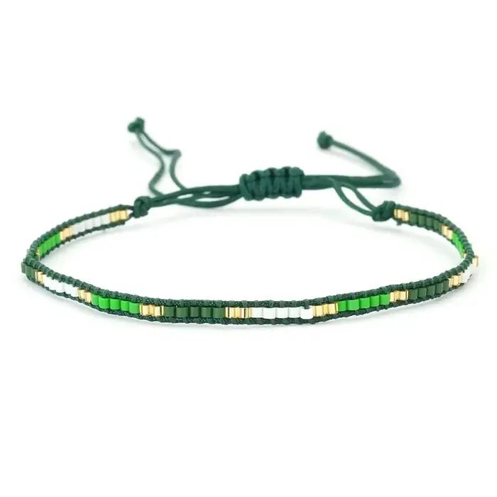 Bracelet bohémien en perles de rocaille pour femmes, 6 couleurs disponibles, accessoires de loisirs