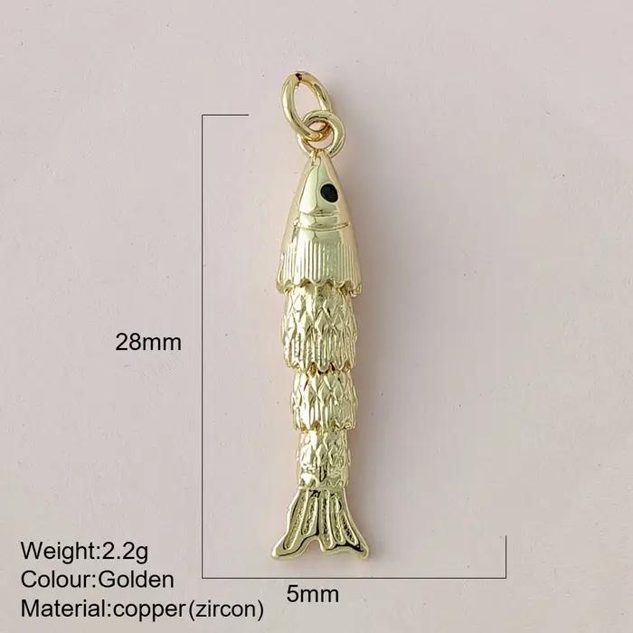 Breloques en forme de poisson mignon pour la fabrication de bijoux