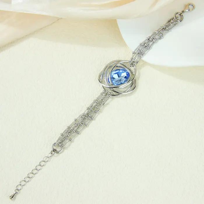 Bracelet en cristal coloré pour femmes brésiliennes