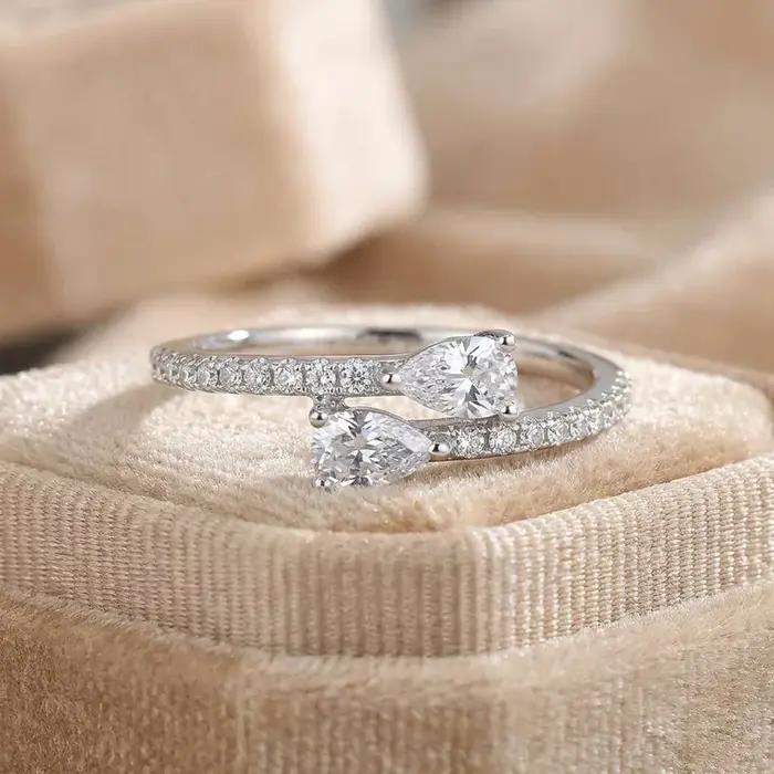 Bague exquise en argent Sterling 925 pour femmes, bijoux de cérémonie de fiançailles, à la mode, chic, de haute qualité, offre spéciale
