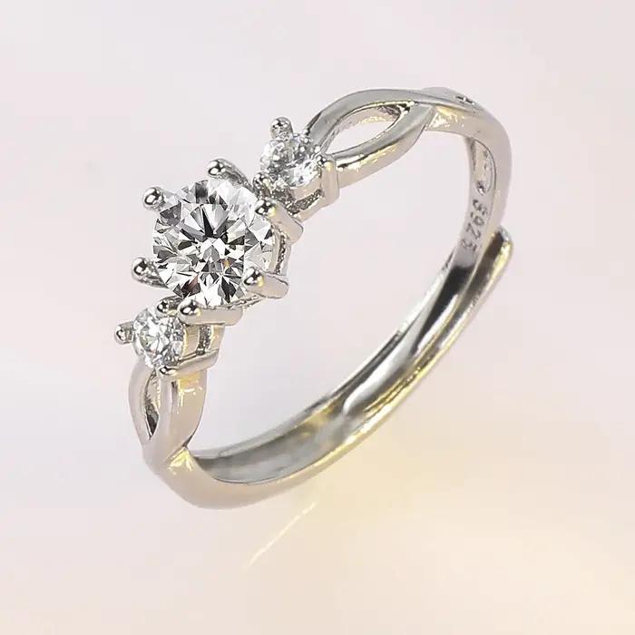 Bague Ajustable Vintage Amissié pour Femme