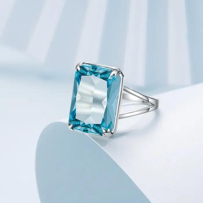 Bague en argent Sterling 925 véritable pour femmes