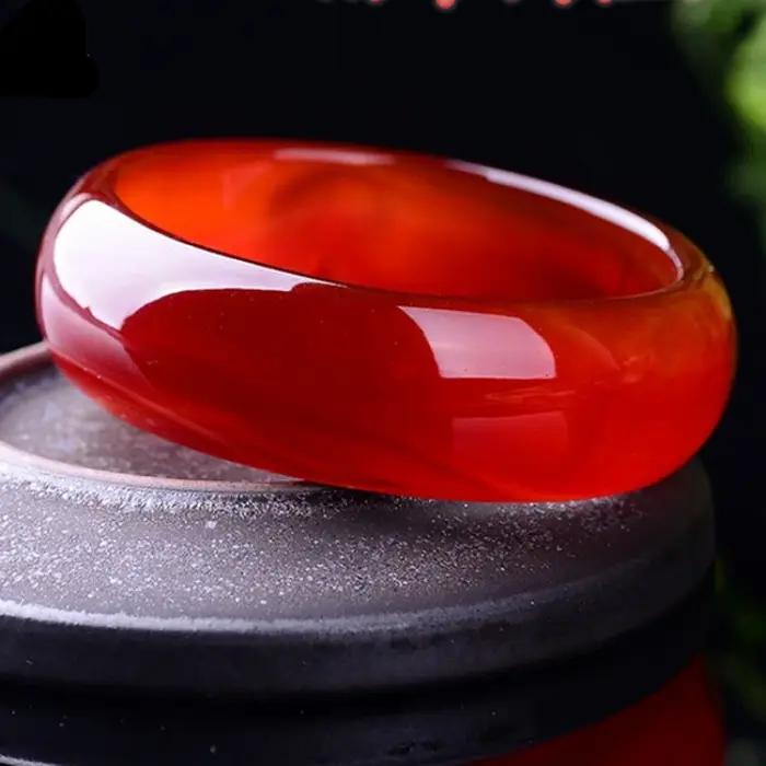 Bracelet agate rouge, bracelet pour femmes, escales à la mode