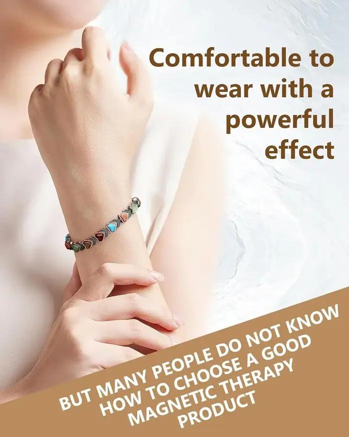 Bracelet en cuivre pur en forme de cœur pour femmes élégant tracker de fitness et sommeil pour occasions spéciales et quotidien