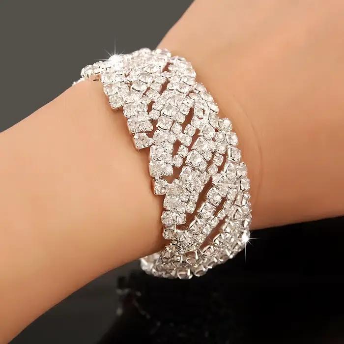Andara-Bracelets à breloques en argent 925 pour femme, bijoux de luxe, bracelet de fiançailles de ma