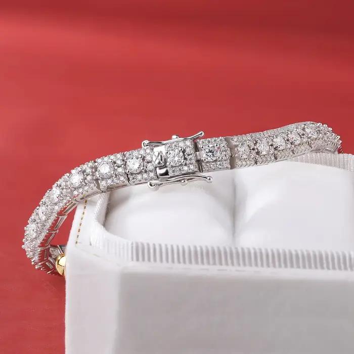 BXINY – Bracelet de luxe en Moissanite