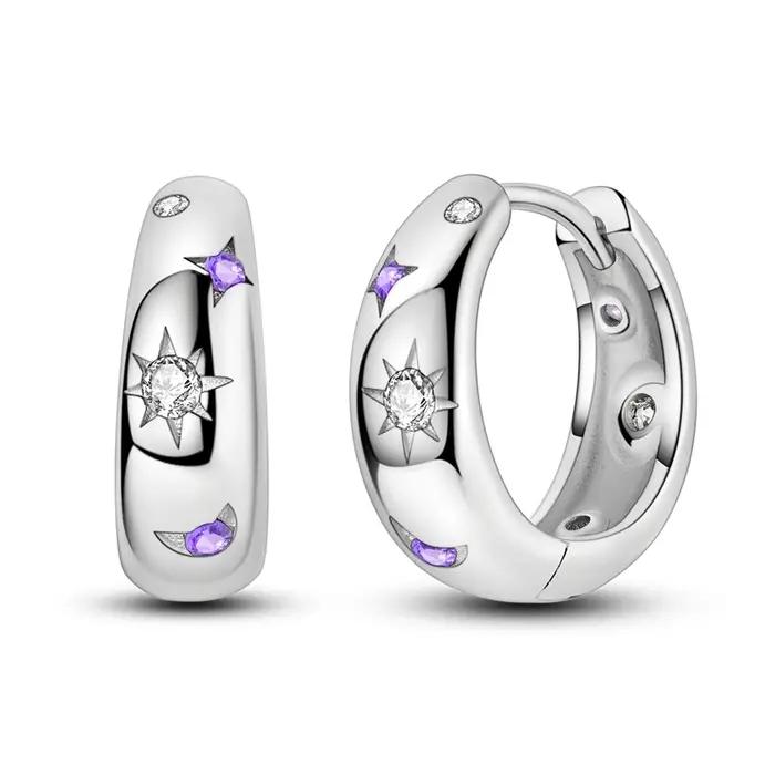 Boucles d'oreilles en argent Sterling 925 pour femmes
