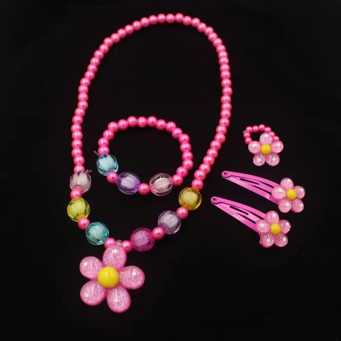 1 ensemble de bijoux tournesol pour bébés filles