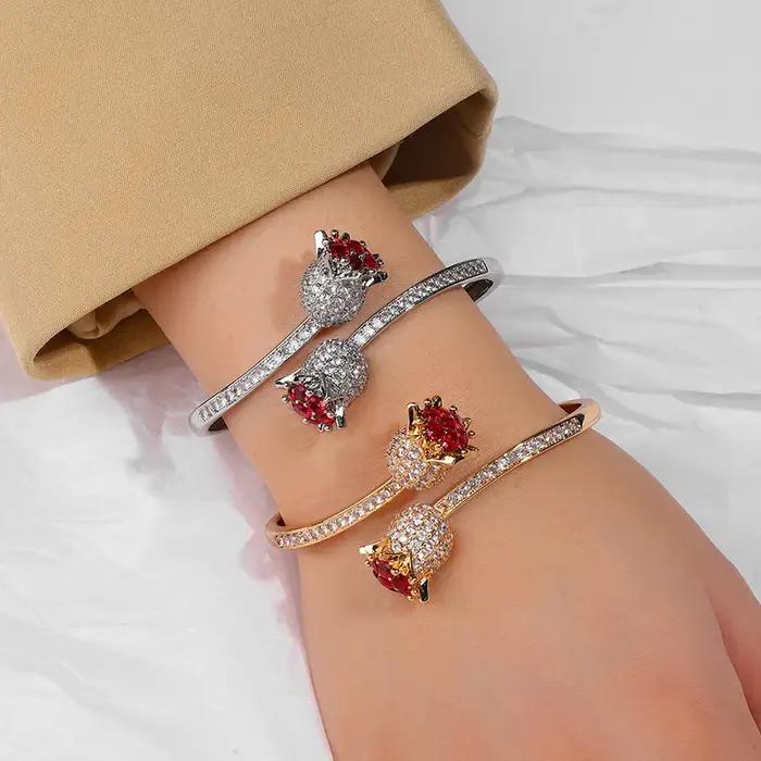 Bracelets de luxe en Zircon pour femmes
