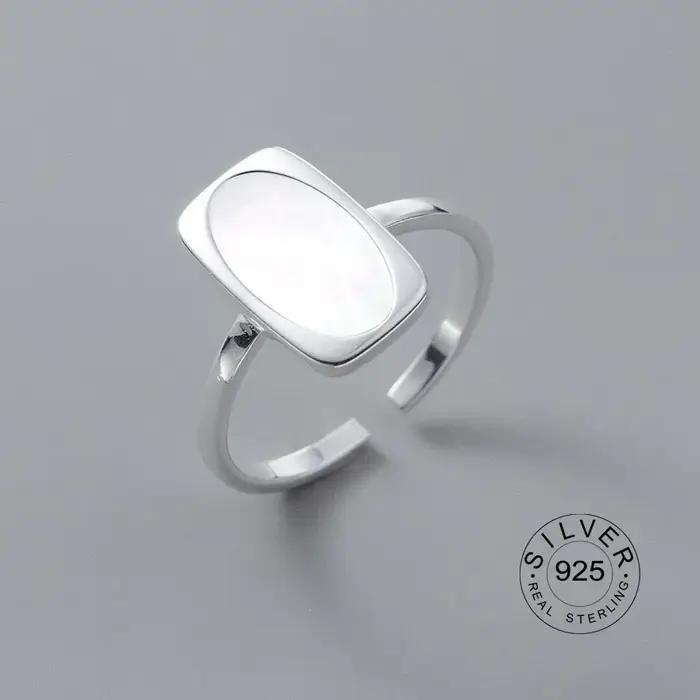 Bagues en argent Sterling 925 et Zircon pour femmes