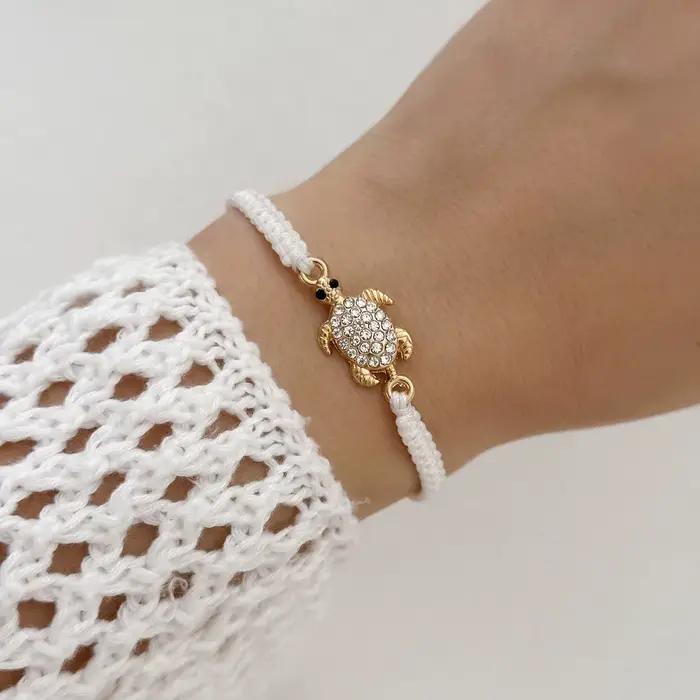 Bracelete tortue Bracelet tissage femmes Bracelet Pulseras pour filles bijoux femmes Regalo Novia