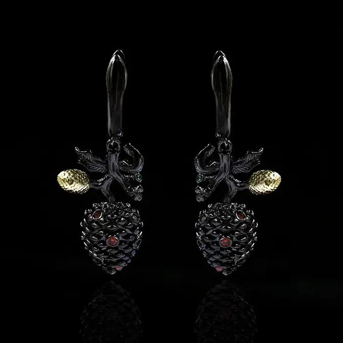 Boucles d'oreilles en argent 925