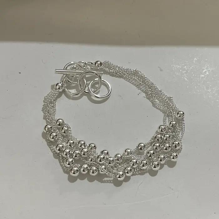 Bracelet en argent Sterling 100% massif pour femmes et hommes