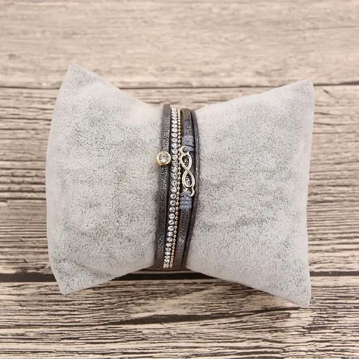 STRATHSPEY – bracelet en cuir strass pour femme
