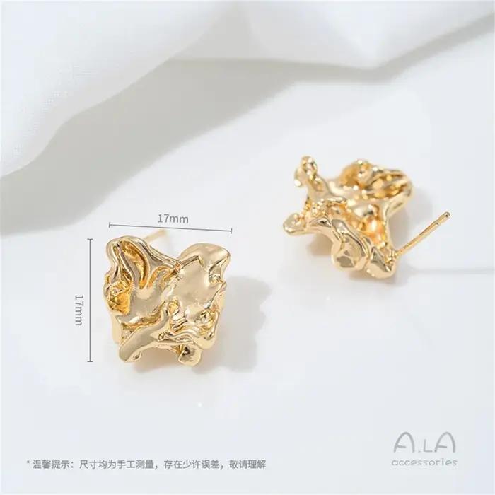 Boucle d'oreille multi-suspension plaquée or 14 carats, clip rond, boucle d'oreille européenne, bouc