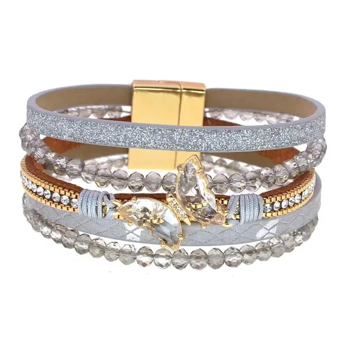 WELLMORE – bracelets en cuir bohème pour femmes