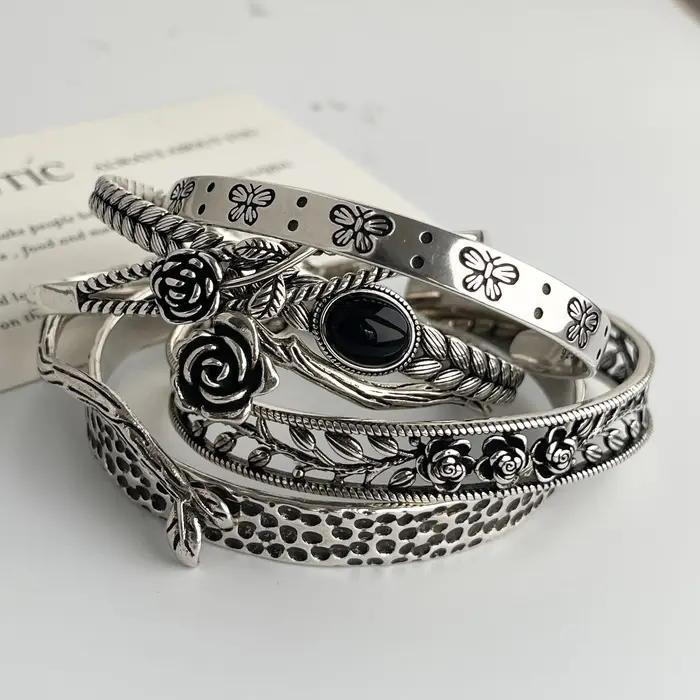 Bracelet en métal 100% argent Sterling 925 massif pour femmes
