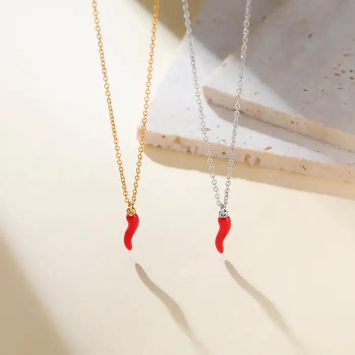 Collier pendentif Lucky Italy Cornicello