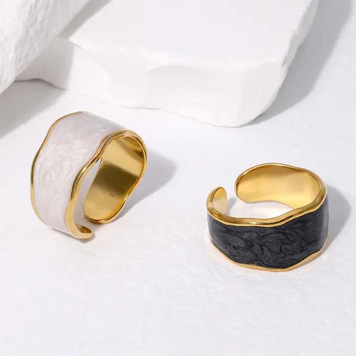 Bague ouverte réglable géométrique vintage pour femmes bijoux de fête à la mode cadeau pour occasions spéciales