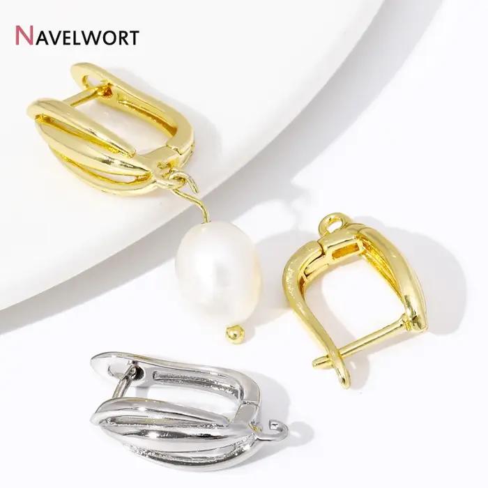 Crochets de boucles d'oreilles plaqués or 18 carats hypoallergéniques pour bijoux de haute qualité à offrir pour femmes occasions spéciales