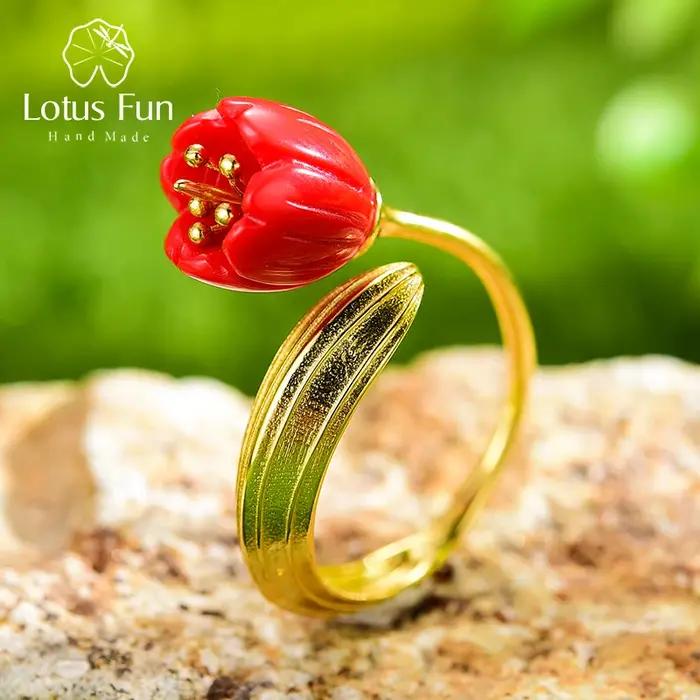 Lotus Fun – bague en argent Sterling 925