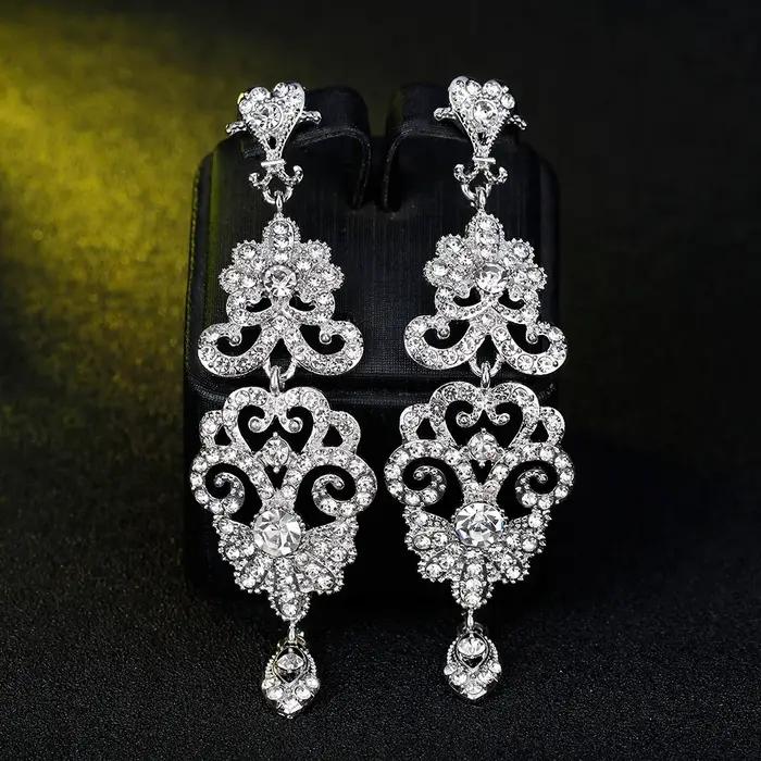 BLIJERY – boucles d'oreilles de luxe en forme de lustre pour femme
