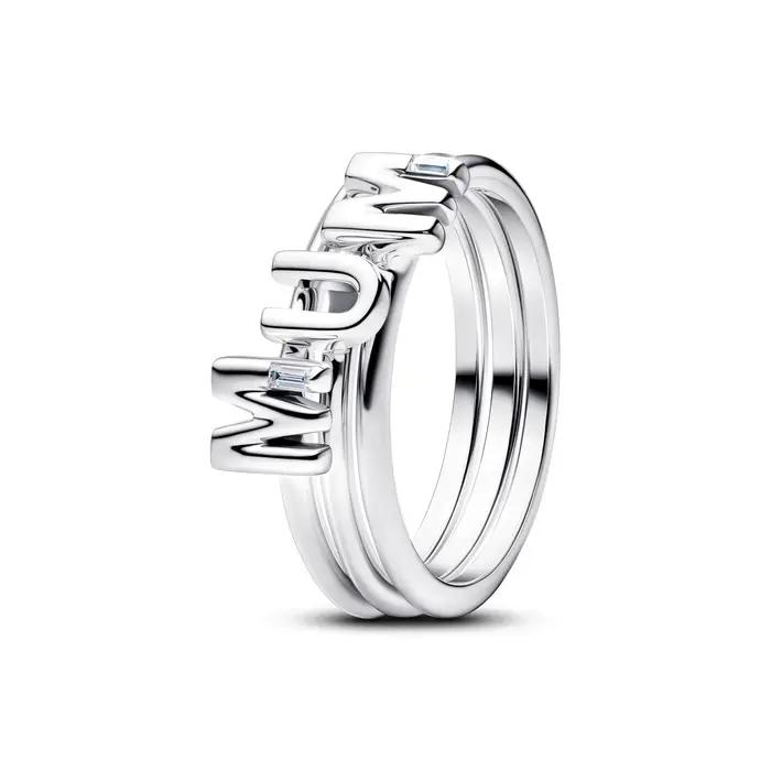 Bague en argent sterling 925 motif trèfle à quatre feuilles et cœur pour femme cadeau de bijoux raffinés pour les fêtes et occasions spéciales