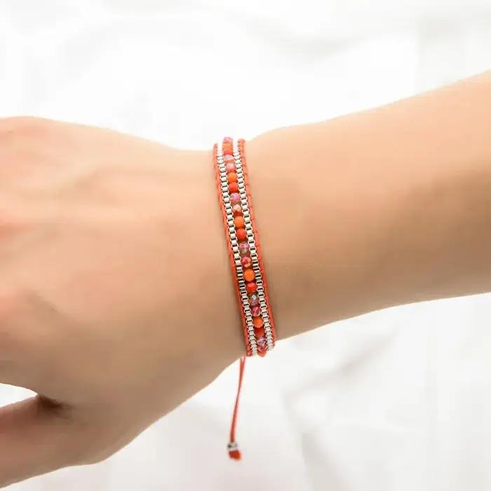 Bracelet perlé en cristal original
