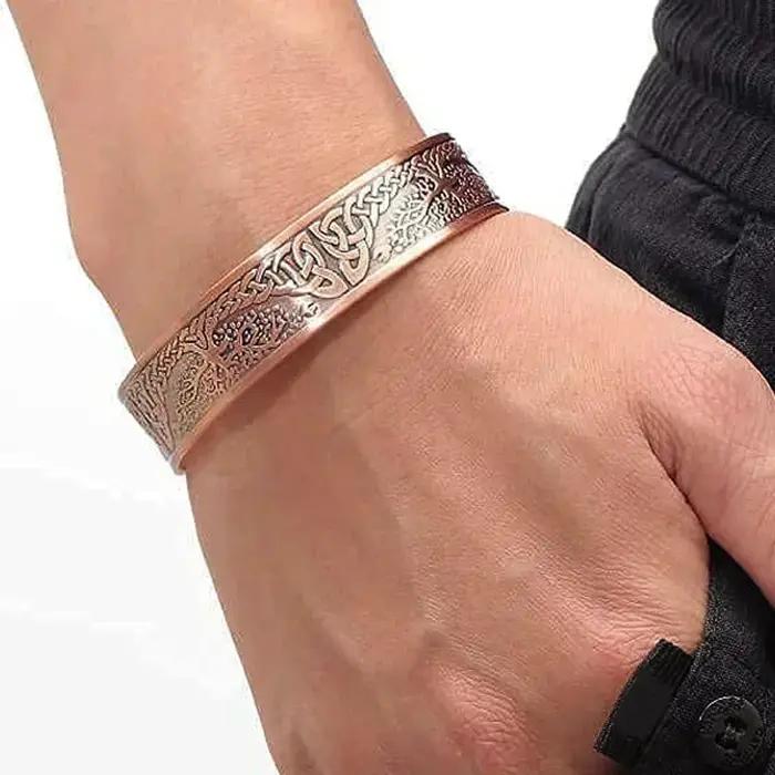 Bracelet magnétique en cuivre pur pour hommes et femmes
