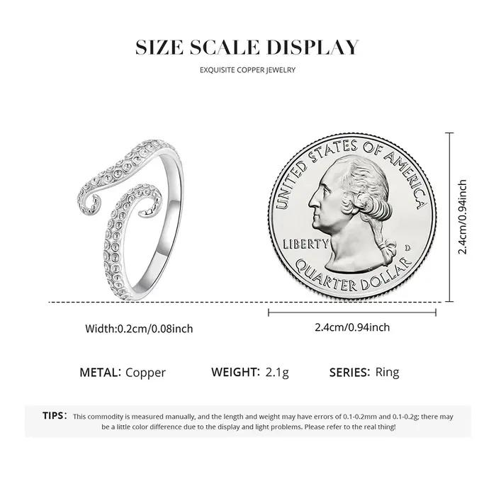 WOSTU Bague ouverte en forme de cheval de mer arc-en-ciel pour femme