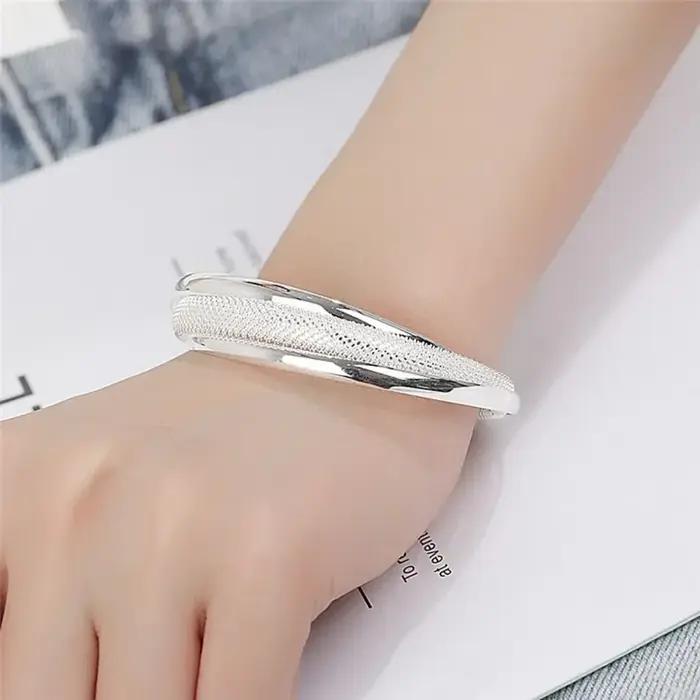 Vente directe d'usine, bracelets en argent sterling 925 de qualité supérieure pour femmes